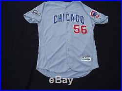 2016 World Series Chicago Cubs Hector Rondon Game Used Worn Jersey NLDS Game 4