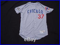 2016 World Series Chicago Cubs Travis Wood Game Used Worn Jersey NLDS Game 4