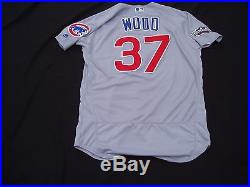 2016 World Series Chicago Cubs Travis Wood Game Used Worn Jersey NLDS Game 4