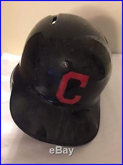 2016 World Series Game Worn Helmet Chicago Cubs Win vs Cleveland Indians