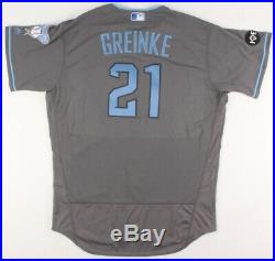 2016 Zack Greinke Game Used Diamondbacks Jersey MLB Authentic DNP Fathers Day