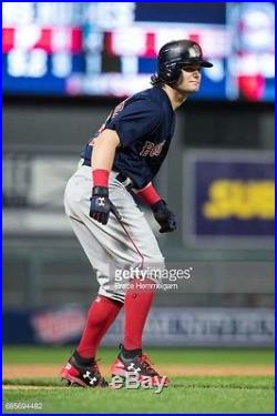 2017 Boston Red Sox Andrew Benintendi Game Used Home Run Jersey 5/5/2017 MLB COA