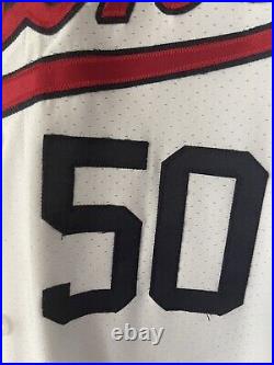 2017 Buffalo Bisons 30th Anniversary Game Worn #50 Jersey XL (NOBR)