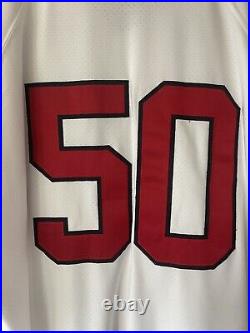 2017 Buffalo Bisons 30th Anniversary Game Worn #50 Jersey XL (NOBR)