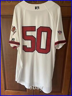 2017 Buffalo Bisons 30th Anniversary Game Worn #50 Jersey XL (NOBR)