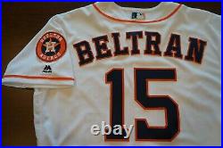 2017 Carlos Beltran Game Jersey Houston Strong Patch Astros