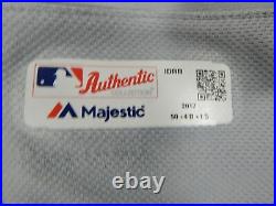 2017 Cleveland Indians Zach McAllister #34 Game Issued Pos Used Grey Jersey 569