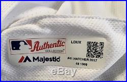 2017 Dodgers Chris Hatcher Game Used Memorial Day Jersey