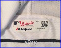 2017 MANUEL MARGOT Game Used Padres Jersey #7 Stars & Stripes MLB Authenticated