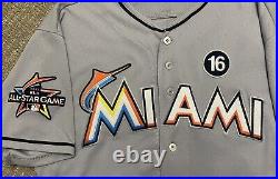 2017 Miami Marlins David Phelps Team Issued Jersey