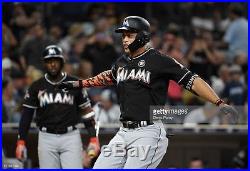 2017 Miami Marlins Giancarlo Stanton Game Used 2-HR Jersey 4/22/2017 MLB COA