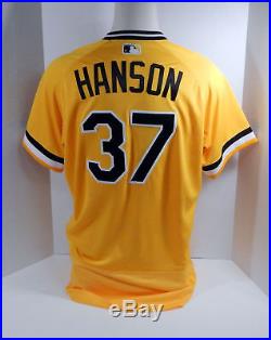 2017 Pittsburgh Pirates Alen Hanson #37 Game Used 1979 Sunday Alternate Jersey