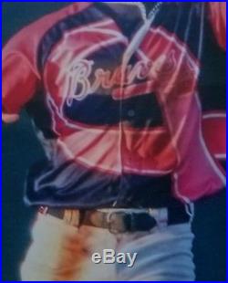 2017 Ronald Acuna Auto Game Used Mothers Day Braves Jersey Pictures match Dirt