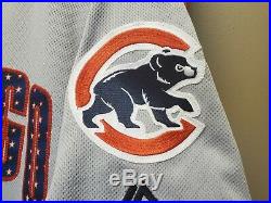 2017 Stars & Stripes KYLE HENDRICKS Game Used Chicago Cubs Jersey MLB holo 2016