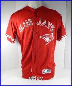 2017 Toronto Blue Jays Brook Jacoby #26 Game Used Red Jersey BLU1121