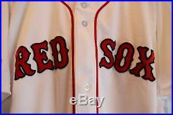 2018 Boston Red Sox Game Issued Un Used Worn Home Jersey MLB Postseason Champs