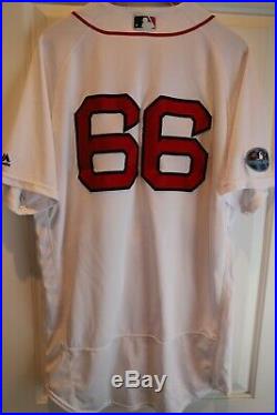 2018 Boston Red Sox Game Issued Un Used Worn Post Season Home Jersey