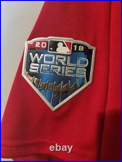 2018 Boston Red Sox World Series Team Issued Matt Barnes Jersey MLB Cert