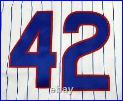 2018 Chicago Cubs Jason Heyward #42 Game Issued White Jersey Jackie Robinson Day