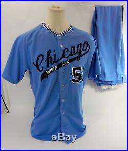 2018 Chicago White Sox Carson Fulmer #51 Game Used Blue Jersey & Pants