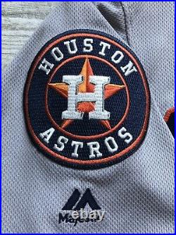 2018 Marwin Gonzalez Game Used Worn Houston Astros Road Grey Jersey ALCS Twins