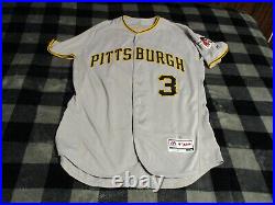 2018 Pittsburgh Pirates Sean Rodriguez Game Used Opening Day Jersey MLB Hologram