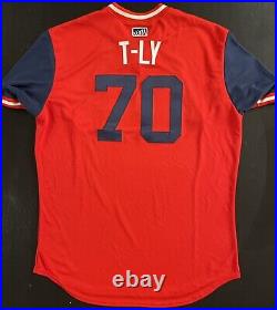 2018 Tyler Lyons ST LOUIS CARDINALS PLAYERS WEEKEND GAME Issued JERSEY T-LY 48