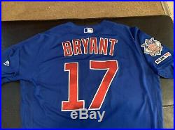 2019 Chicago Cubs Kris Bryant Game Used Home Run Jersey 3/31, 6/26 MLB COA