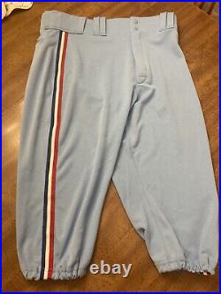 2019 Expos Washington Nationals Team Issued Game Used Worn Pants Clean Baby Blue