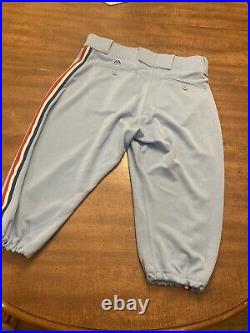 2019 Expos Washington Nationals Team Issued Game Used Worn Pants Clean Baby Blue