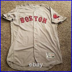 2019 Game Issued/Worn Majestic Boston Red Sox Gorkys Hernandez Jersey