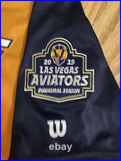 2019 Las Vegas Aviators James Kaprelian Game Issued Jersey-Oakland As