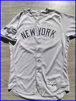 2019 MLB Game Worn Majestic New York Yankees Cory Gearrin Walk Off Jersey Holo