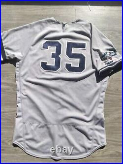 2019 MLB Game Worn Majestic New York Yankees Cory Gearrin Walk Off Jersey Holo