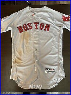 2019 Mookie Betts #50 Game Used Jersey (Red Sox) MLB Authenticated