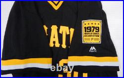 2019 Pittsburgh Pirates Kyle Crick #30 Game Used Black Jersey 1979 TBTC WSC 778