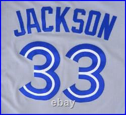 2019 Toronto Blue Jays Edwin Jackson #33 Game Issued Grey Jersey 150 Patch 655