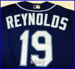 2020 Kansas City Royals Matt Reynolds #19 Game Issued Blue Jersey DG Patch 44 07