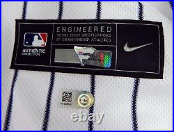 2020 New York Yankees Chris Iannetta #22 Game Issued White Jersey HGS Patch 46 9