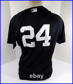 2020 New York Yankees Gary Sanchez #24 Game Issued Navy Jersey 44 DP46515
