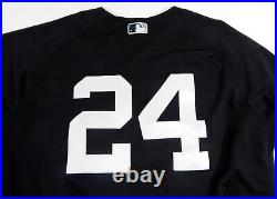 2020 New York Yankees Gary Sanchez #24 Game Issued Navy Jersey 44 DP46515
