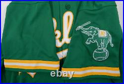 2020 Oakland Athletics Blank Game Issued Kelly Green Jersey Nike 40 710954S