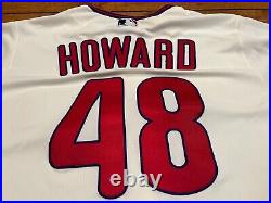 2020 Spencer Howard Signed Philadelphia Phillies Game Worn Used Jersey MLB holo
