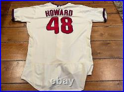 2020 Spencer Howard Signed Philadelphia Phillies Game Worn Used Jersey MLB holo