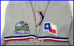 2020 Texas Rangers Willie Calhoun #5 Game Issued Grey Jersey Inaugural Season 6