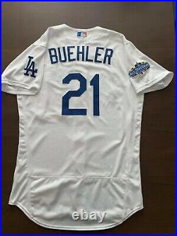 2020 WORLD SERIES DODGERS WALKER BUEHLER All Star Jersey GAME USED MLB COA