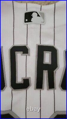 2021 Chicago White Sox Jonathon Lucroy #21 Game Issued White Jersey