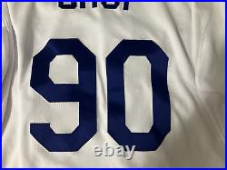 2021 Chop #90 LA Dodgers Team Issued Jersey w-#2 Tommy & #20 Sutton Patches Sz48