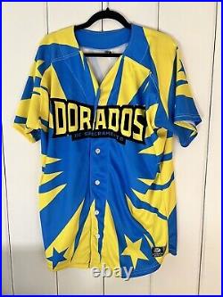 2021 Sacramento River Cats #54 Game Used Dorados Jersey 44 L