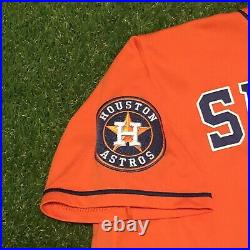 2021 Troy Snitker Houston Astros Game Used Worn WORLD SERIES Game 2 Jersey